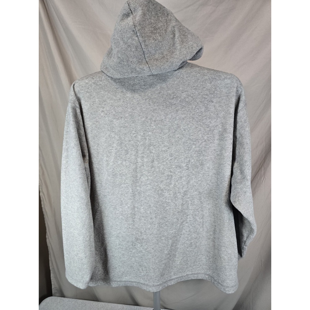 Vintage Looney Tunes Tweety Bird 1/4 Zip Hoodie Mens L Embroidered Warner Bros - Picture 2 of 6